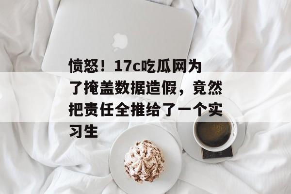 愤怒！17c吃瓜网为了掩盖数据造假，竟然把责任全推给了一个实习生